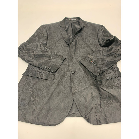 New Tazio Italy Blazer Jacket Black 42R Men's A28 - Picture 1 of 9